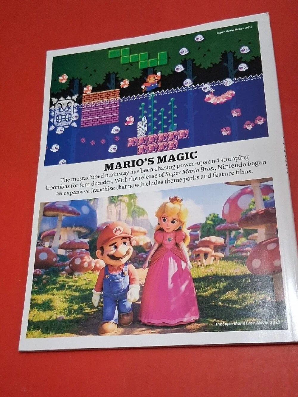 Super Mario Special Time Edition Magazine - Red Cover